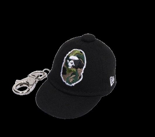 ABC CAMO APE HEAD NEW ERA CAP KEY CHAIN
